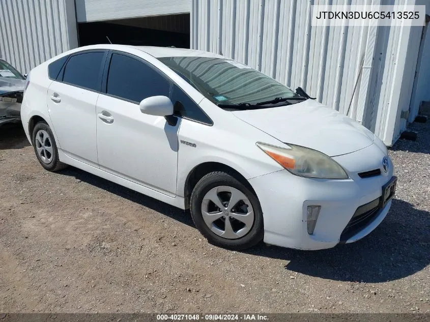 JTDKN3DU6C5413525 2012 Toyota Prius Two