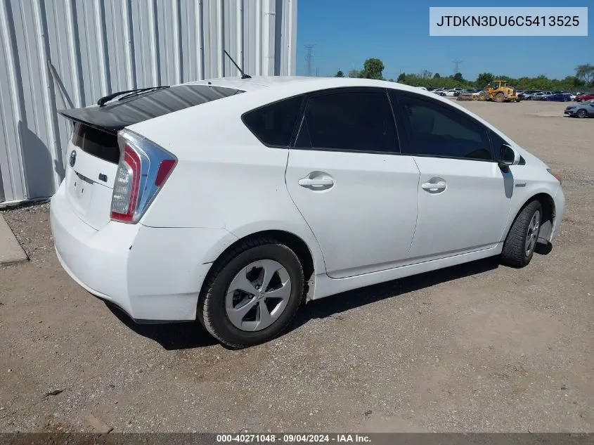 2012 Toyota Prius Two VIN: JTDKN3DU6C5413525 Lot: 40271048