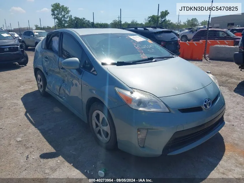 2012 Toyota Prius VIN: JTDKN3DU6C5470825 Lot: 40273954