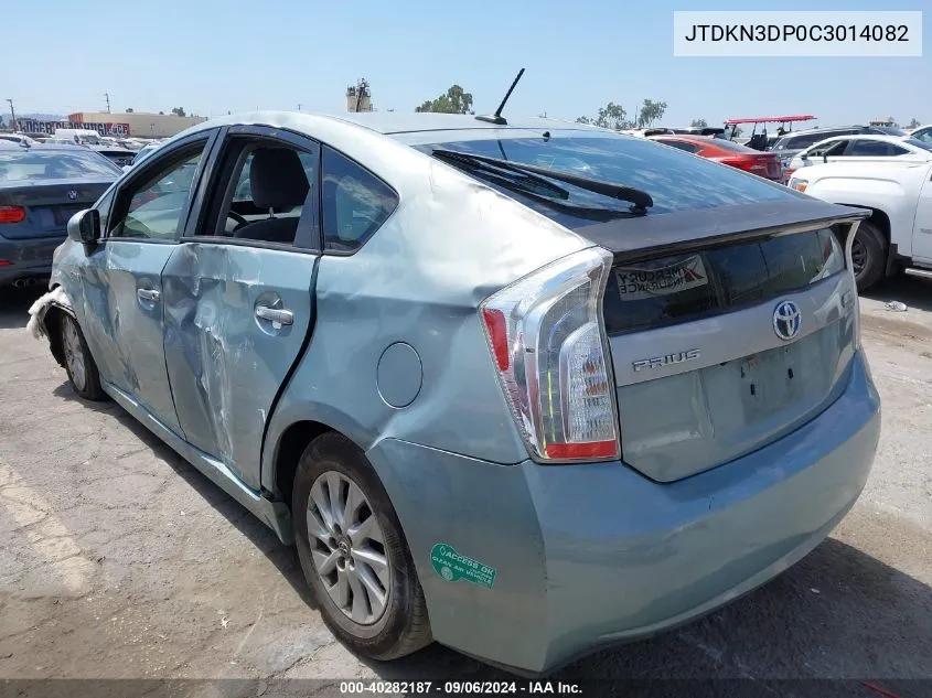 JTDKN3DP0C3014082 2012 Toyota Prius Plug-In