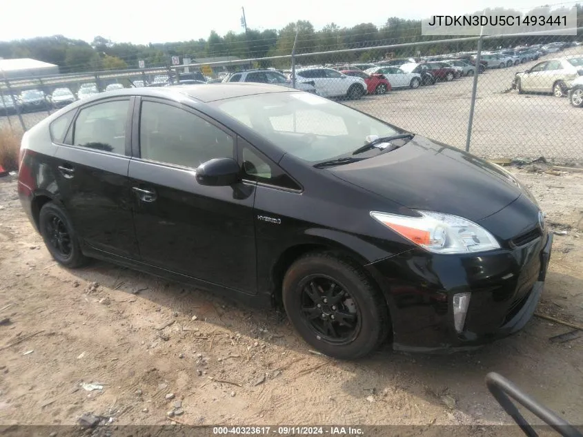 JTDKN3DU5C1493441 2012 Toyota Prius Two