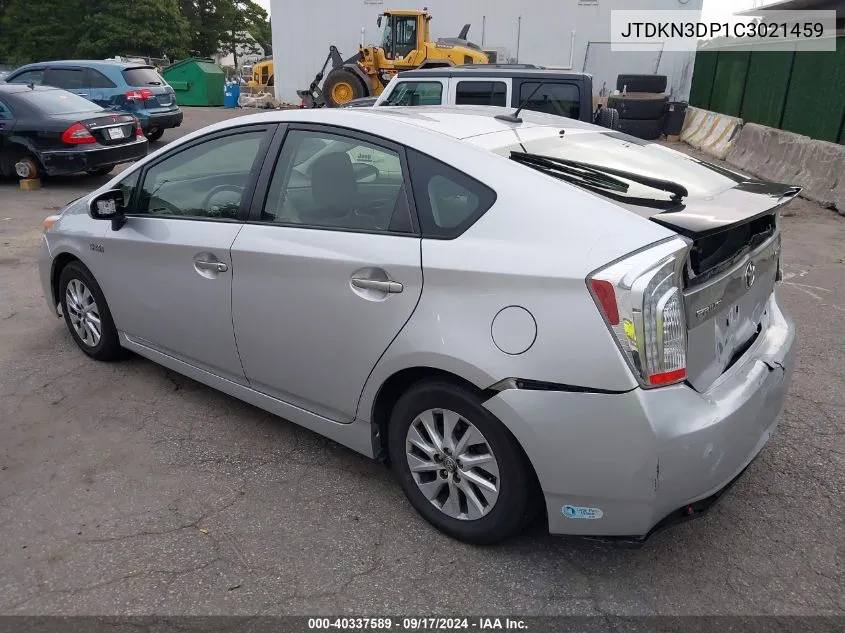 JTDKN3DP1C3021459 2012 Toyota Prius Plug-In