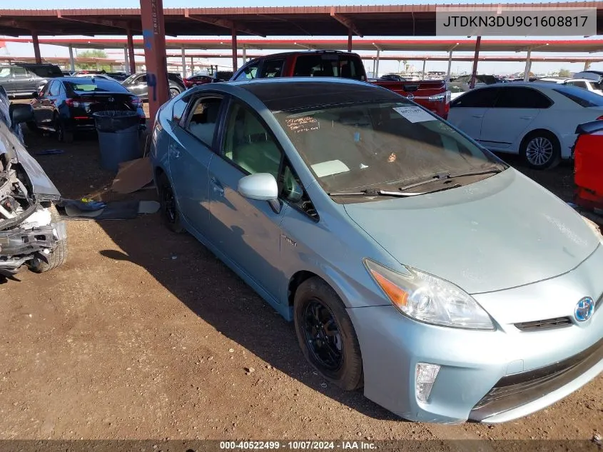 JTDKN3DU9C1608817 2012 Toyota Prius