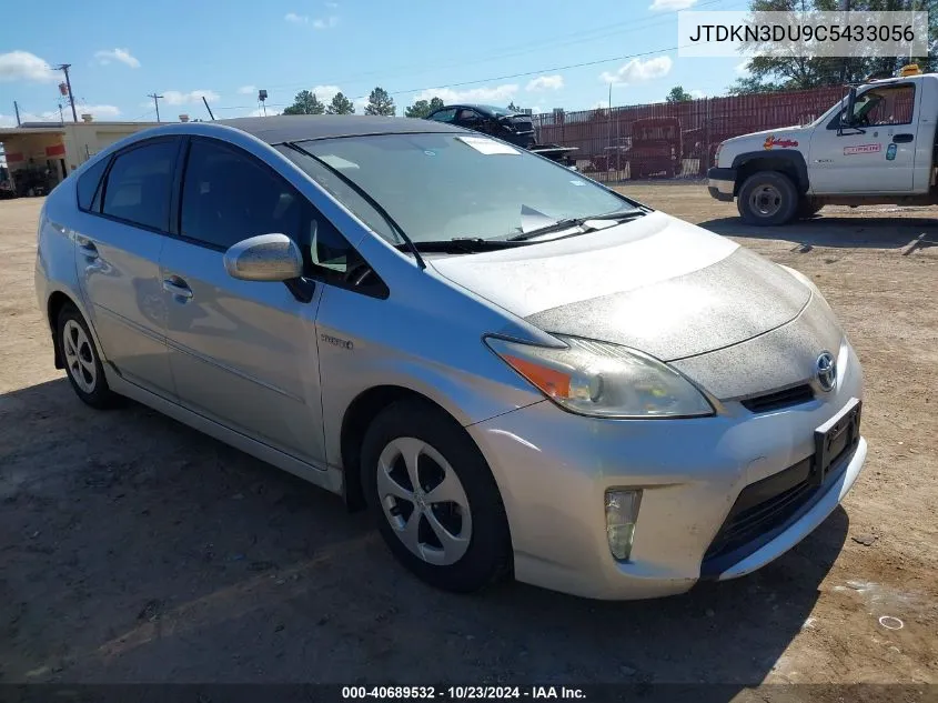 2012 Toyota Prius VIN: JTDKN3DU9C5433056 Lot: 40689532