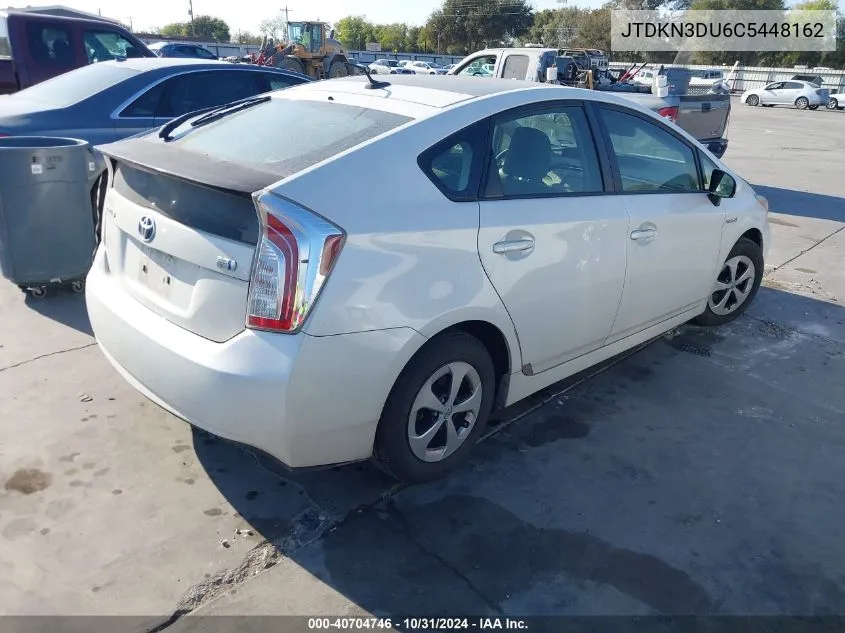 2012 Toyota Prius VIN: JTDKN3DU6C5448162 Lot: 40704746