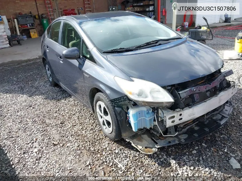 JTDKN3DU3C1507806 2012 Toyota Prius Two