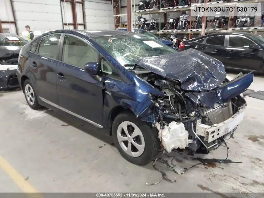 JTDKN3DU7C1530179 2012 Toyota Prius Four