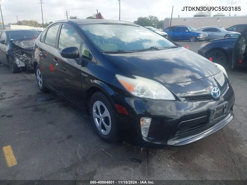 2012 Toyota Prius Three VIN: JTDKN3DU9C5503185 Lot: 40884801