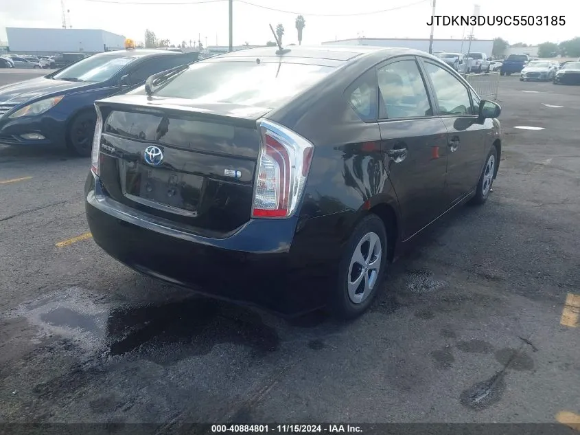 2012 Toyota Prius Three VIN: JTDKN3DU9C5503185 Lot: 40884801