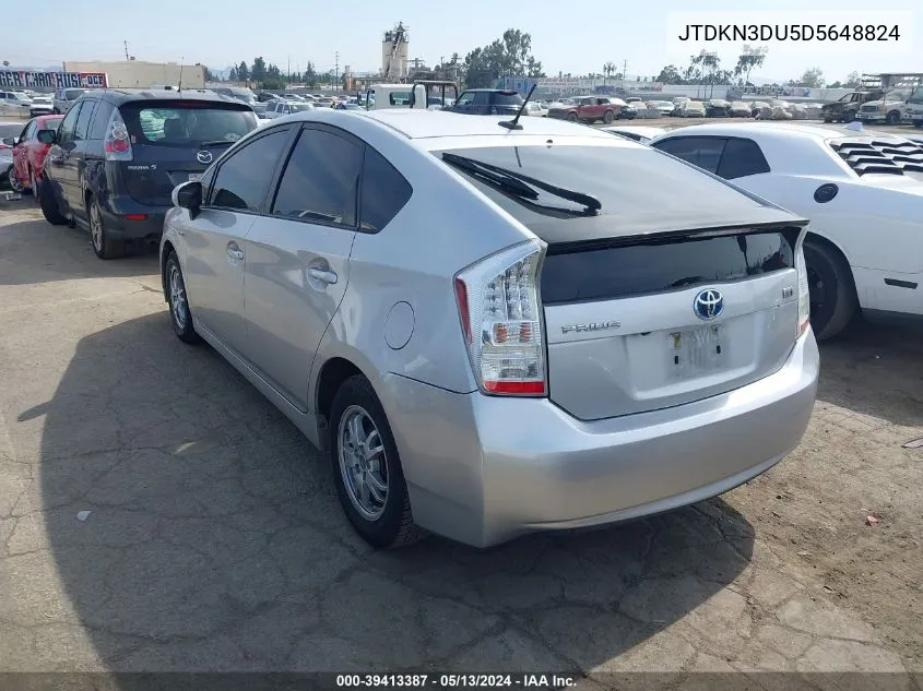 JTDKN3DU5D5648824 2013 Toyota Prius Four