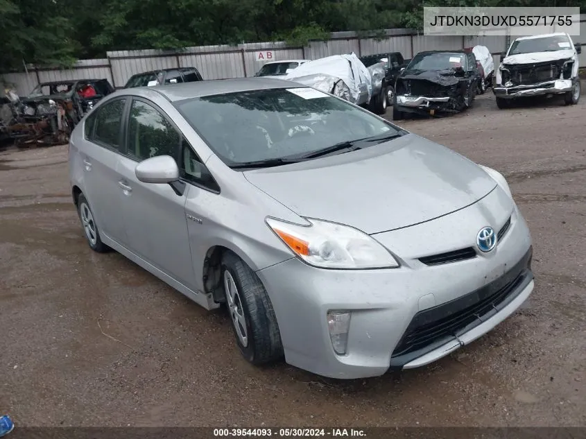 JTDKN3DUXD5571755 2013 Toyota Prius