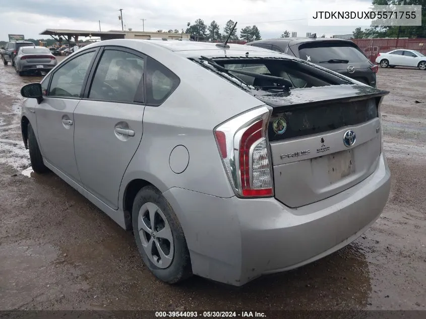 JTDKN3DUXD5571755 2013 Toyota Prius