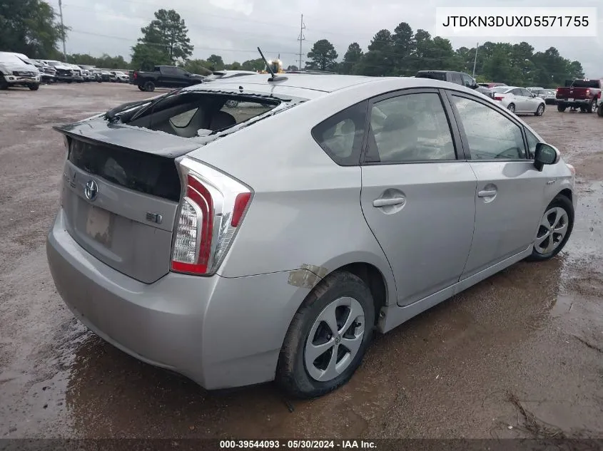 JTDKN3DUXD5571755 2013 Toyota Prius