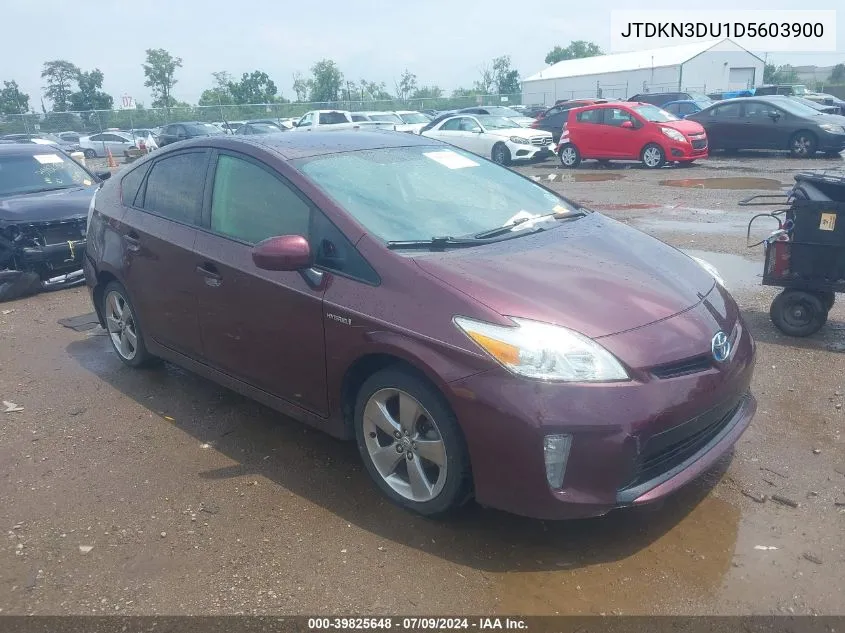 JTDKN3DU1D5603900 2013 Toyota Prius Three Se