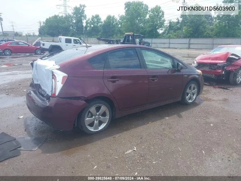 2013 Toyota Prius Three Se VIN: JTDKN3DU1D5603900 Lot: 39825648