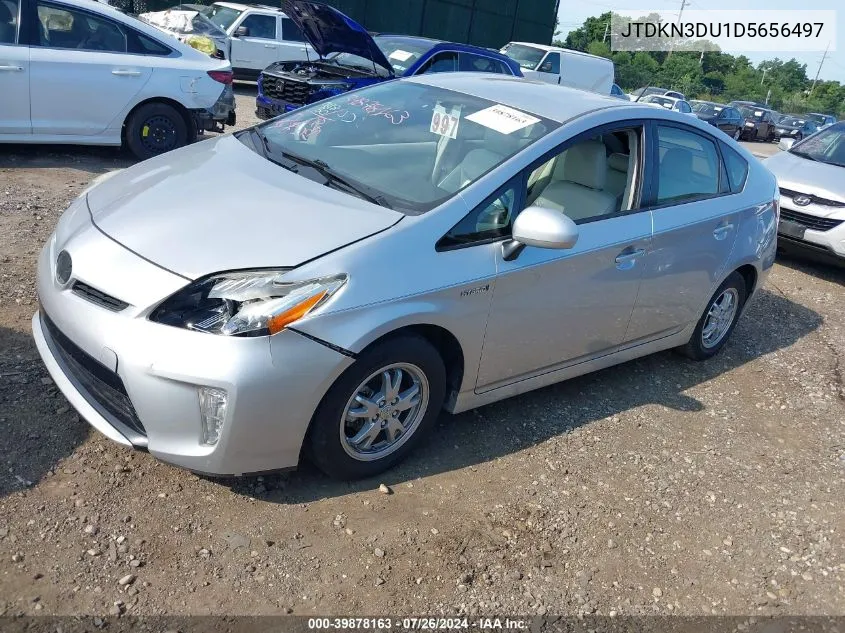 2013 Toyota Prius Three VIN: JTDKN3DU1D5656497 Lot: 39878163