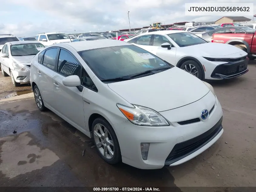 JTDKN3DU3D5689632 2013 Toyota Prius Four