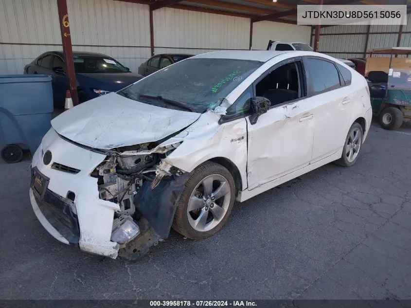 JTDKN3DU8D5615056 2013 Toyota Prius Five/Four/Three/Three Se/Two