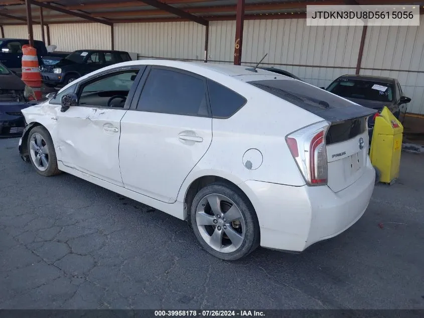 JTDKN3DU8D5615056 2013 Toyota Prius Five/Four/Three/Three Se/Two