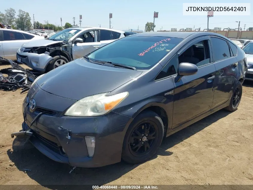 JTDKN3DU2D5642401 2013 Toyota Prius Two