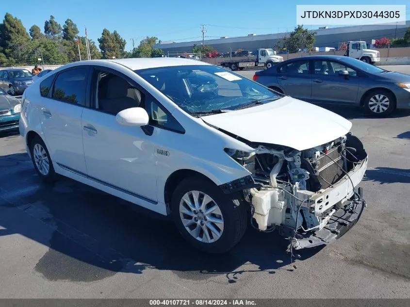 2013 Toyota Prius Plug-In VIN: JTDKN3DPXD3044305 Lot: 40107721