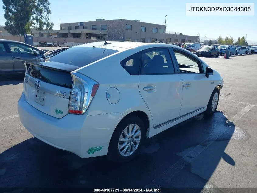 2013 Toyota Prius Plug-In VIN: JTDKN3DPXD3044305 Lot: 40107721