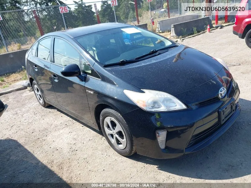 JTDKN3DU6D5639520 2013 Toyota Prius Two