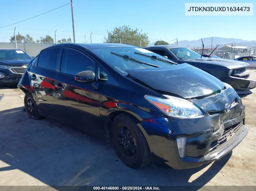 2013 Toyota Prius Two VIN: JTDKN3DUXD1634473 Lot: 40146800