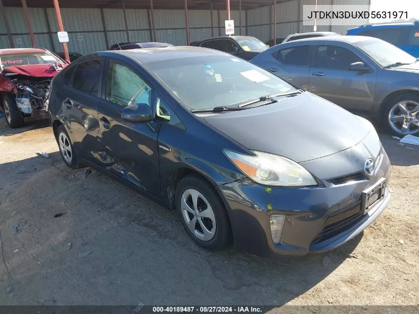 JTDKN3DUXD5631971 2013 Toyota Prius Three