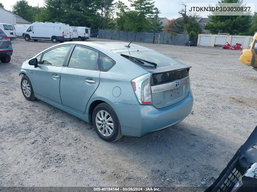 JTDKN3DP3D3030827 2013 Toyota Prius Plug-In