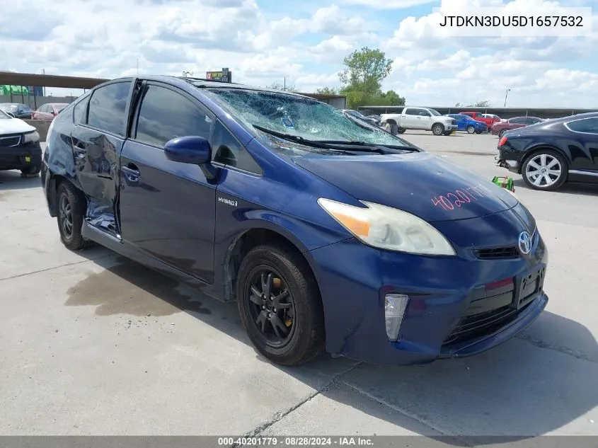 JTDKN3DU5D1657532 2013 Toyota Prius Three