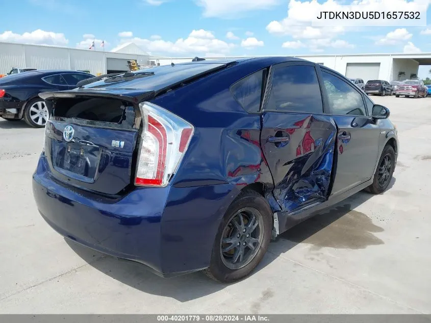 JTDKN3DU5D1657532 2013 Toyota Prius Three