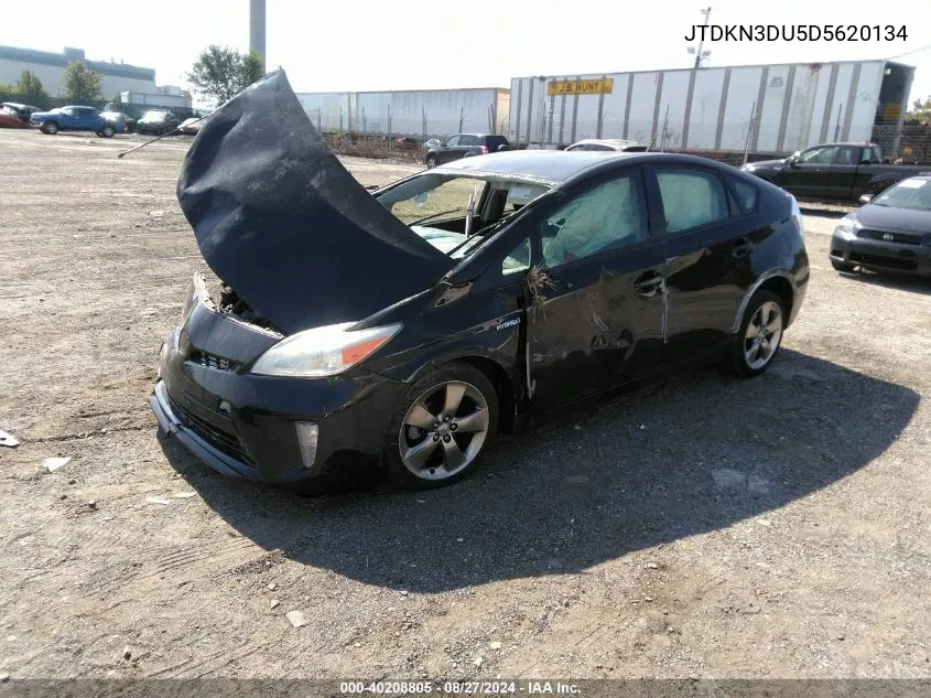 JTDKN3DU5D5620134 2013 Toyota Prius Three Se