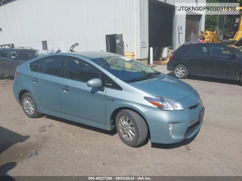 2013 Toyota Prius Plug-In VIN: JTDKN3DP9D3031898 Lot: 40227290