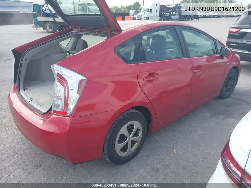 2013 Toyota Prius Two VIN: JTDKN3DU9D1621200 Lot: 40233451