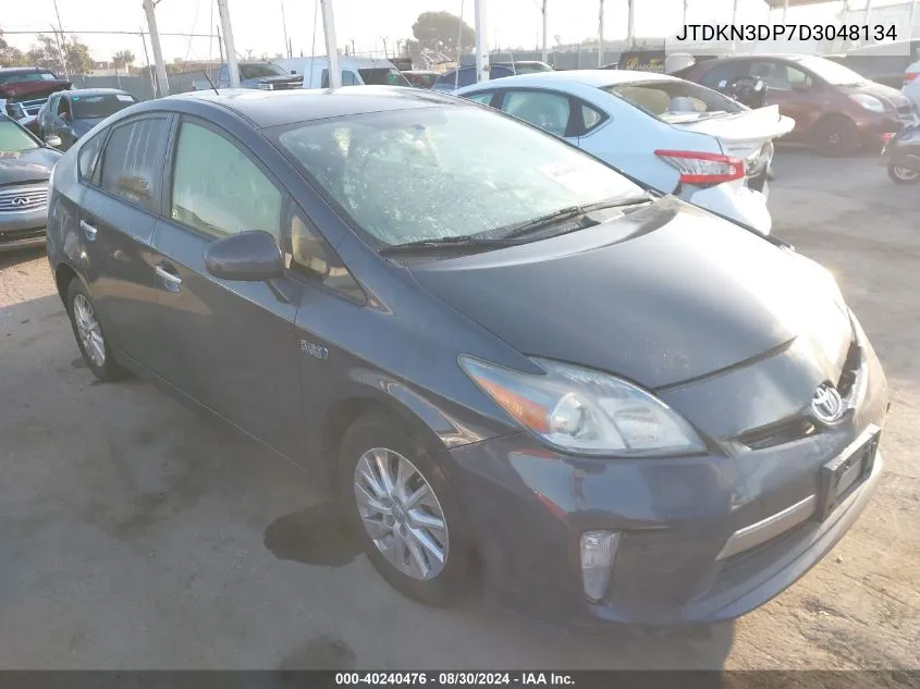 2013 Toyota Prius Plug-In VIN: JTDKN3DP7D3048134 Lot: 40240476