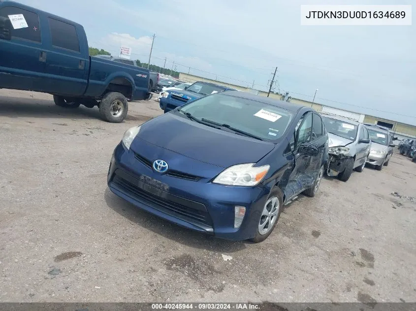 JTDKN3DU0D1634689 2013 Toyota Prius Two