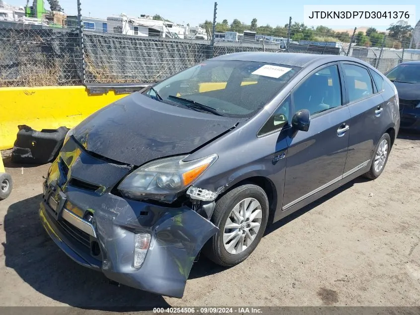 2013 Toyota Prius Plug-In Advanced VIN: JTDKN3DP7D3041376 Lot: 40254506