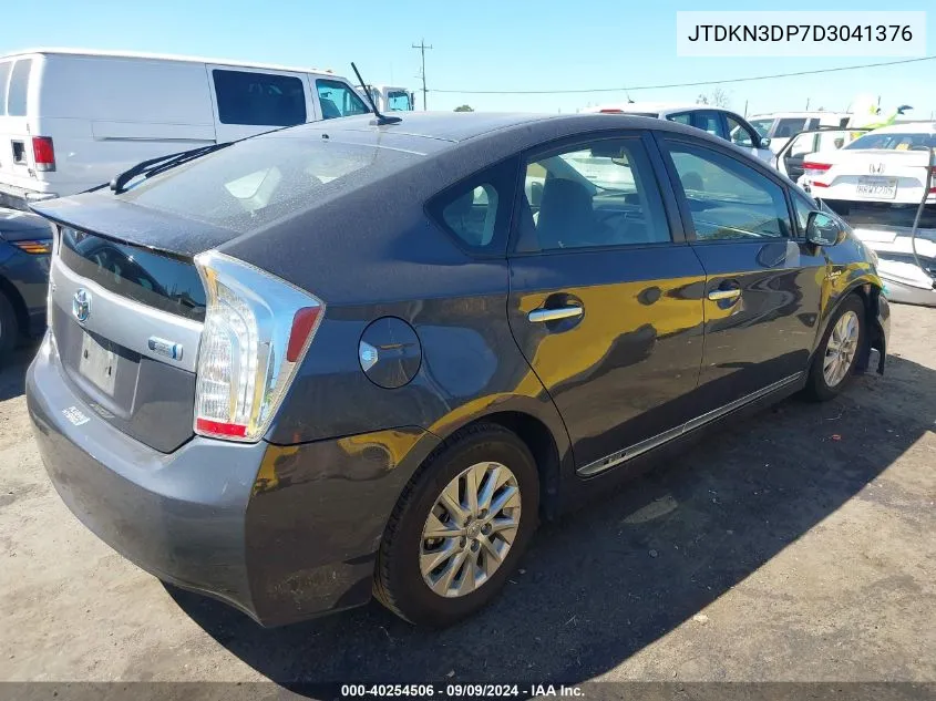 2013 Toyota Prius Plug-In Advanced VIN: JTDKN3DP7D3041376 Lot: 40254506