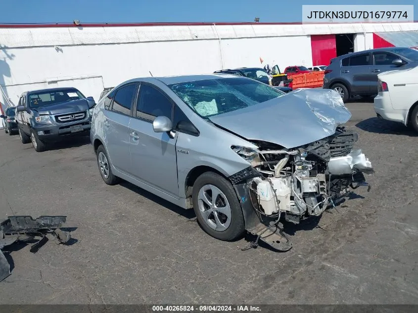 JTDKN3DU7D1679774 2013 Toyota Prius Three