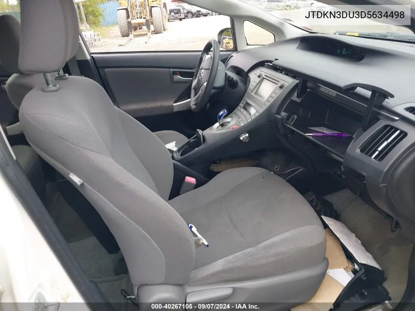 JTDKN3DU3D5634498 2013 Toyota Prius Two