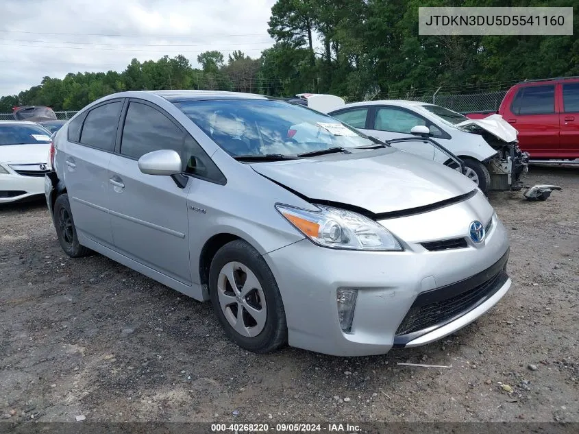 2013 Toyota Prius VIN: JTDKN3DU5D5541160 Lot: 40268220