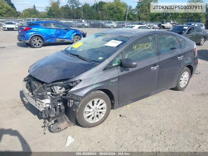 JTDKN3DP5D3037911 2013 Toyota Prius Plug-In