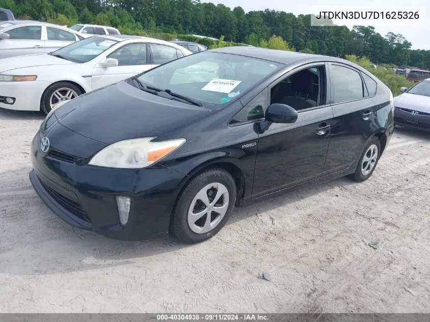 2013 Toyota Prius Three VIN: JTDKN3DU7D1625326 Lot: 40304938