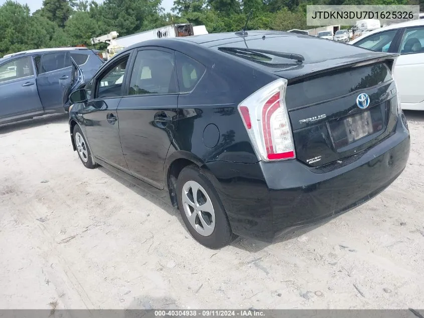 2013 Toyota Prius Three VIN: JTDKN3DU7D1625326 Lot: 40304938