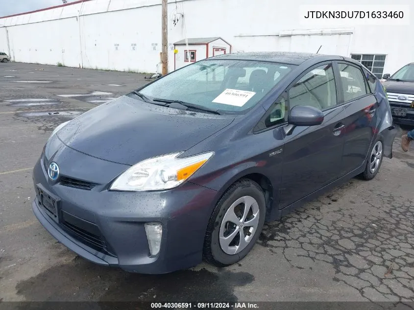 2013 Toyota Prius VIN: JTDKN3DU7D1633460 Lot: 40306591