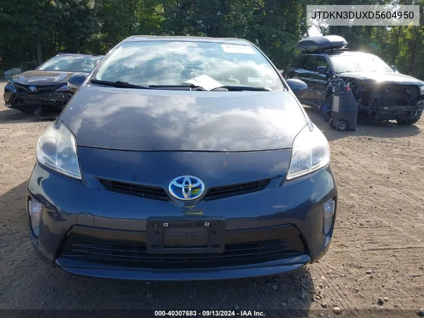 JTDKN3DUXD5604950 2013 Toyota Prius Three