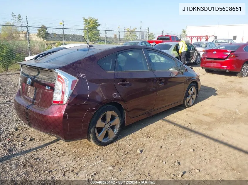 2013 Toyota Prius VIN: JTDKN3DU1D5608661 Lot: 40325142