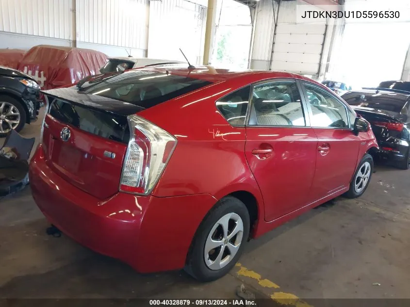 2013 Toyota Prius Two VIN: JTDKN3DU1D5596530 Lot: 40328879