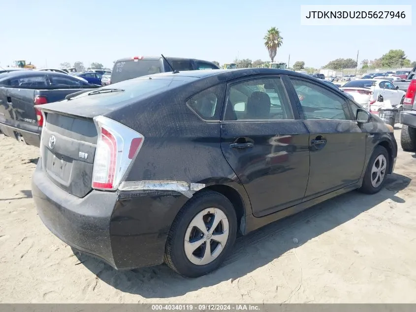 JTDKN3DU2D5627946 2013 Toyota Prius Two